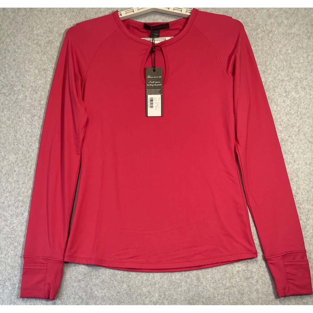 Greyson Womens Size S Scarlett Tulia Top Long Sleeve NWT Thumbholes Keyhole Golf
